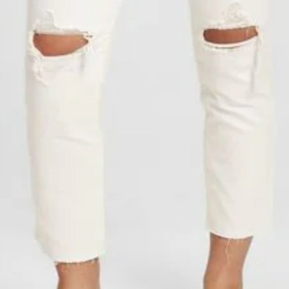 Destructed Universal Slim Boyfriend Jeans - Picture 2 of 11